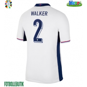 England Kyle Walker #2 Hemmatröja EM 2024 Kortärmad